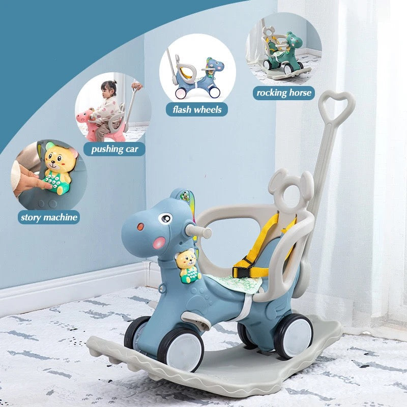 2in1 Kids Stroller Rocking Horse