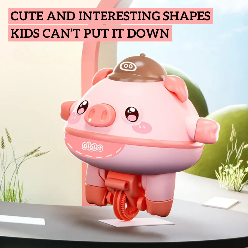 Rope Walking Piglet Toys