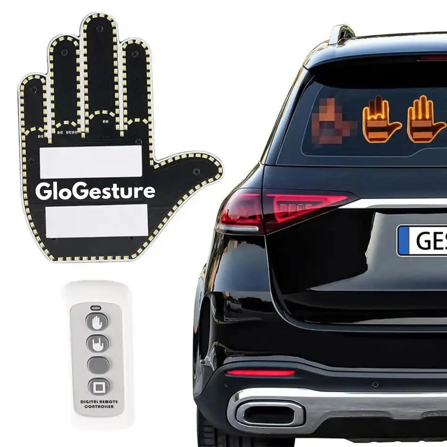 Hand Sign Car Led