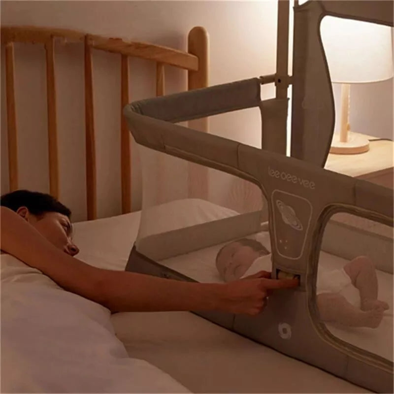 Baby Attach To Bed Bedside Crib Easy Folding