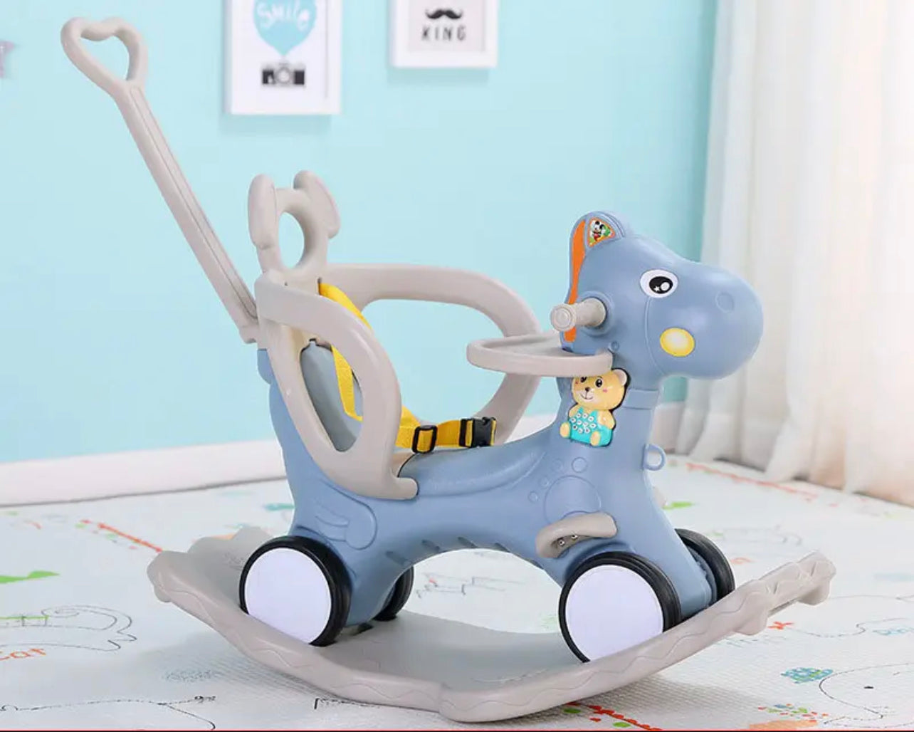 2in1 Kids Stroller Rocking Horse