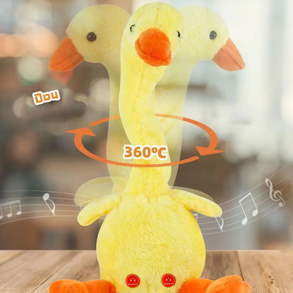 Talking Dancing Duck Plushie Toy