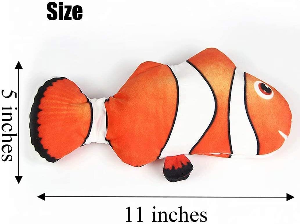 Realistic Fish baby Lullaby Moving Fish Toy