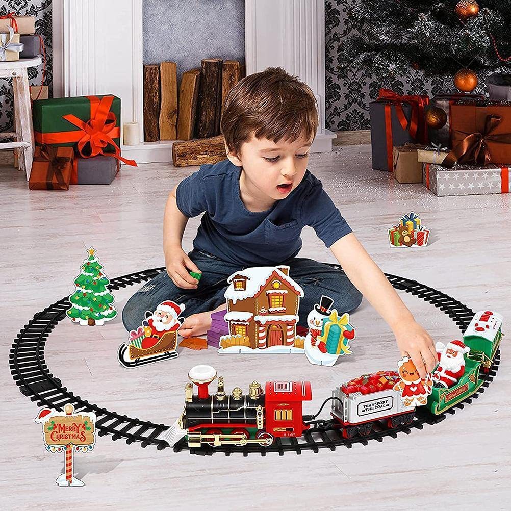 Christmas Tree Train Decor