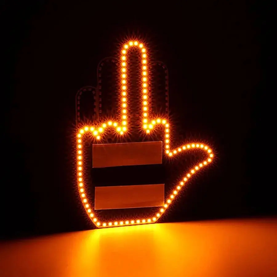 Hand Sign Car Led