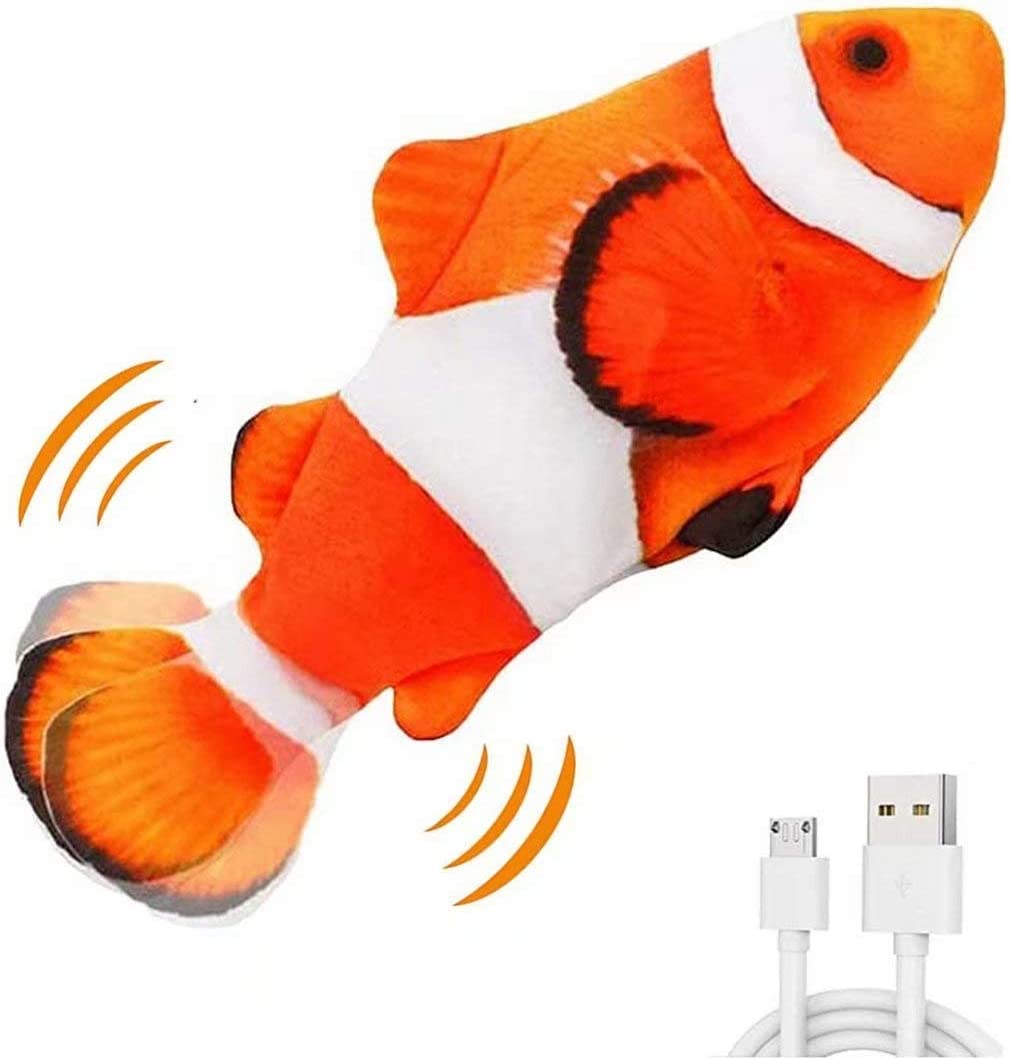 Realistic Fish baby Lullaby Moving Fish Toy