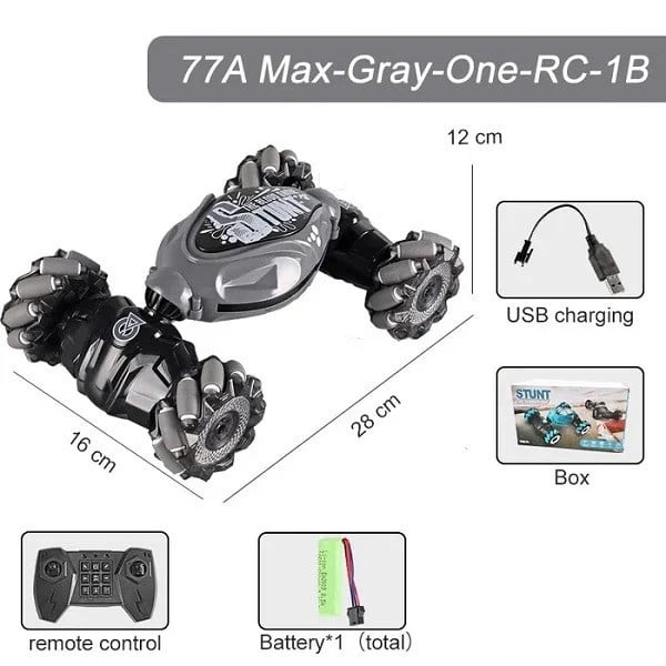 Gesture Sensing RC Stunt Car With Light & Music