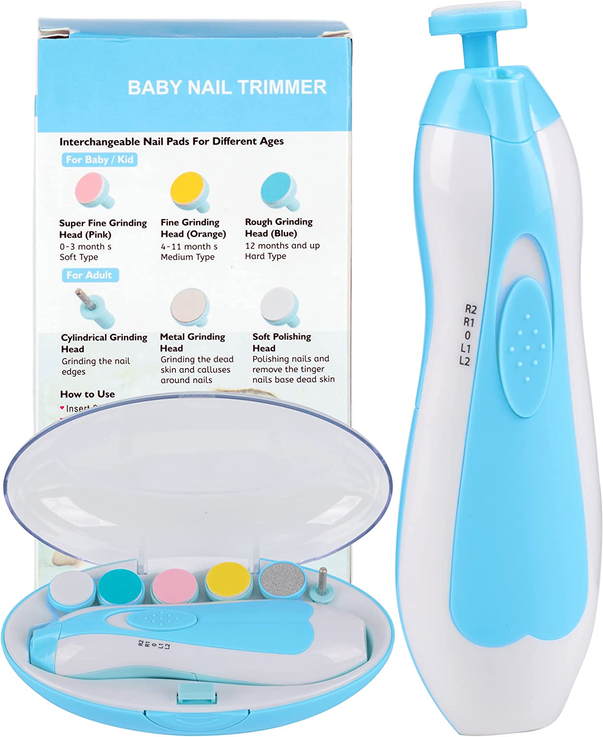 Baby Nail Clippers Safe Electric Baby Nail Trimmer