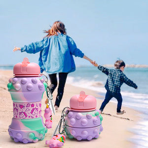 Cute And Collapsible Silicone Water Bottle For Kids – BPA Free!