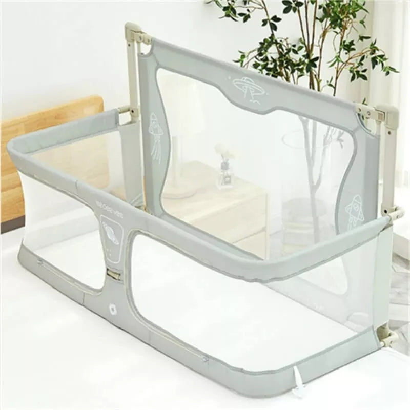 Baby Attach To Bed Bedside Crib Easy Folding