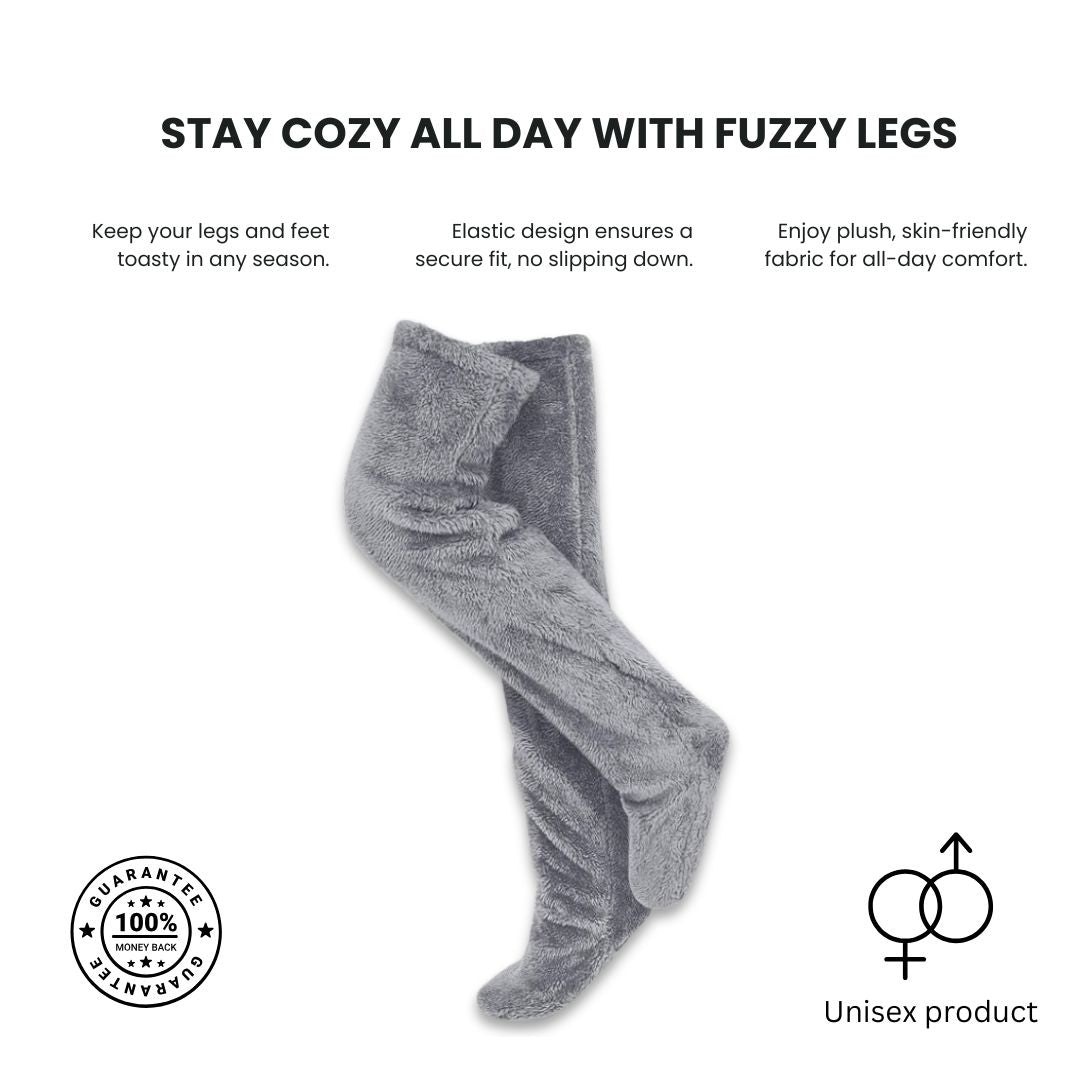 Fuzzy Legs Sock Slippers