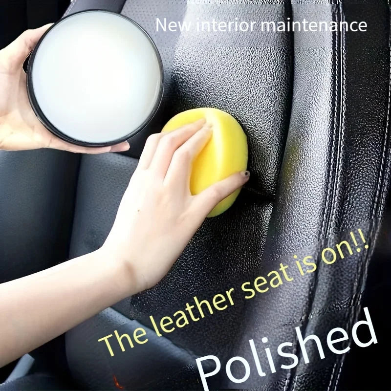 Car Leather Seat Maintenance Care Oil Multifunctional Cream Interior Polishing Stain Removal Refurbished Leather Sofa Cleaning