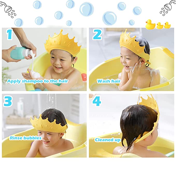 Baby Shower Cap Waterproof Shampoo Hat