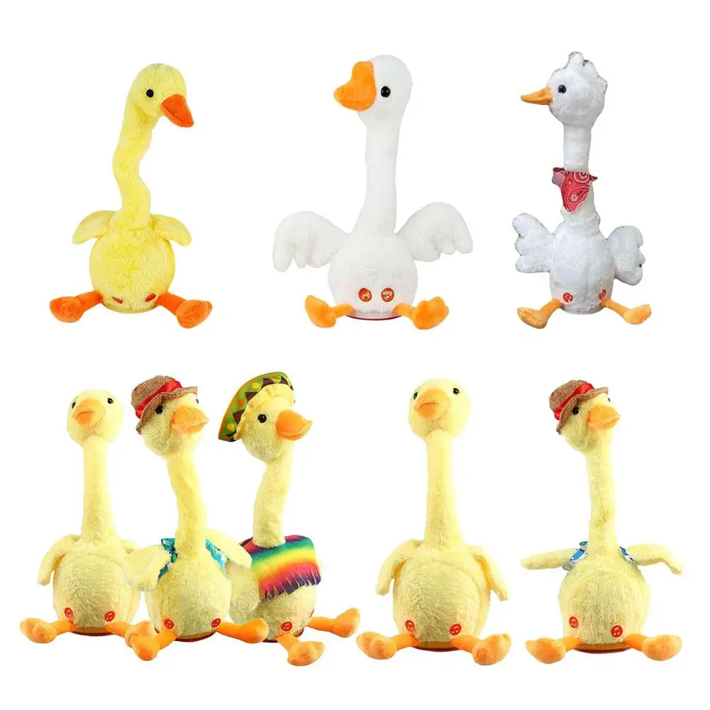 Talking Dancing Duck Plushie Toy