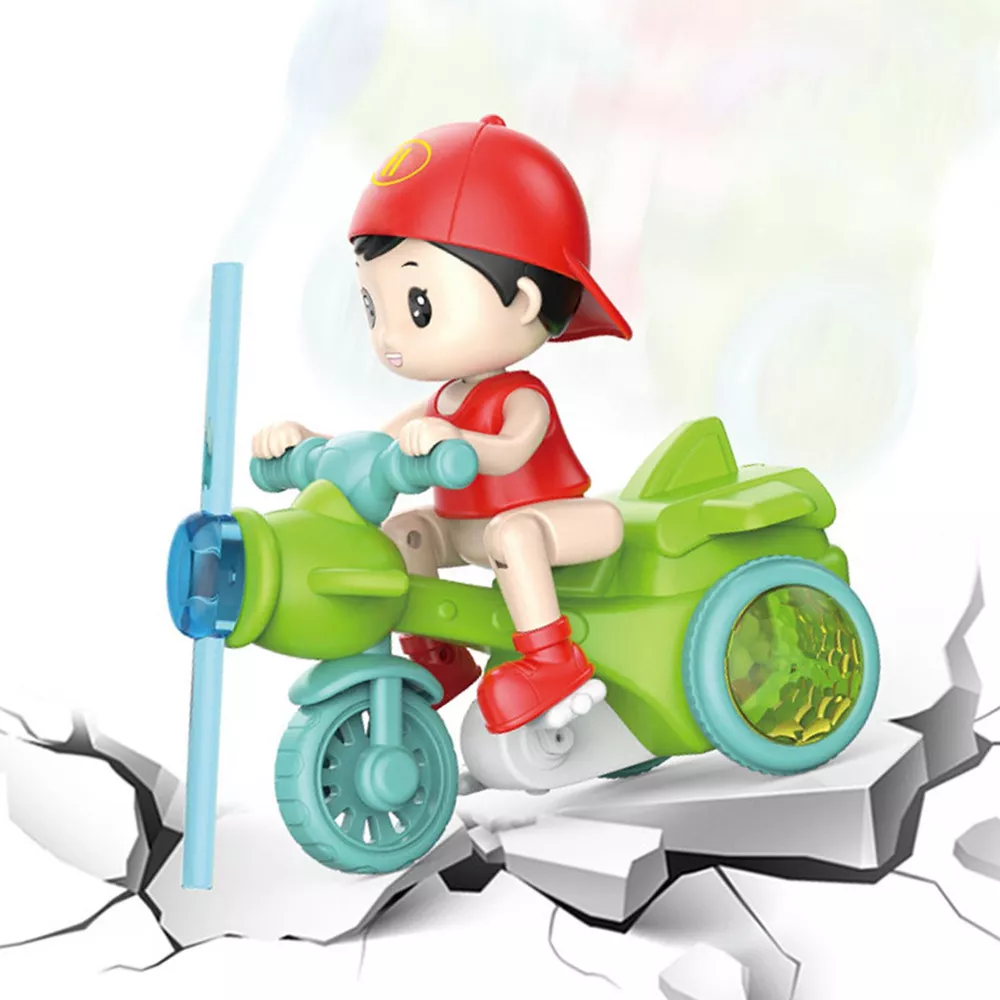 Cool Electronic Stunt Tricycle Stunt Boy Child Crawling Toy