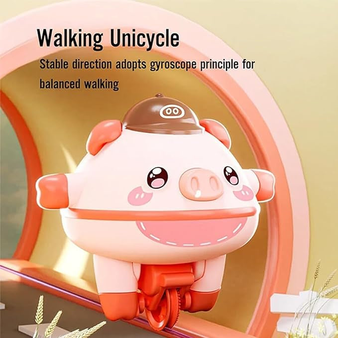 Rope Walking Piglet Toys