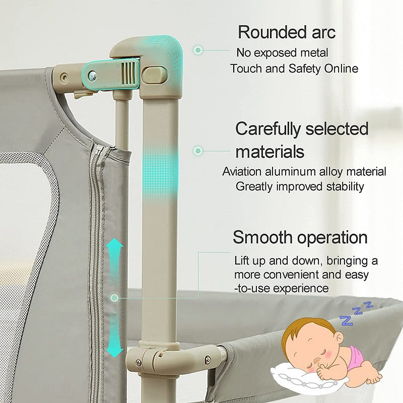 Baby Attach To Bed Bedside Crib Easy Folding