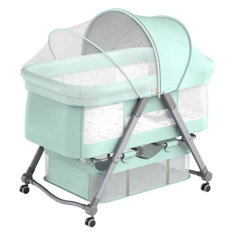 Light Foldable Rocking Baby Crib