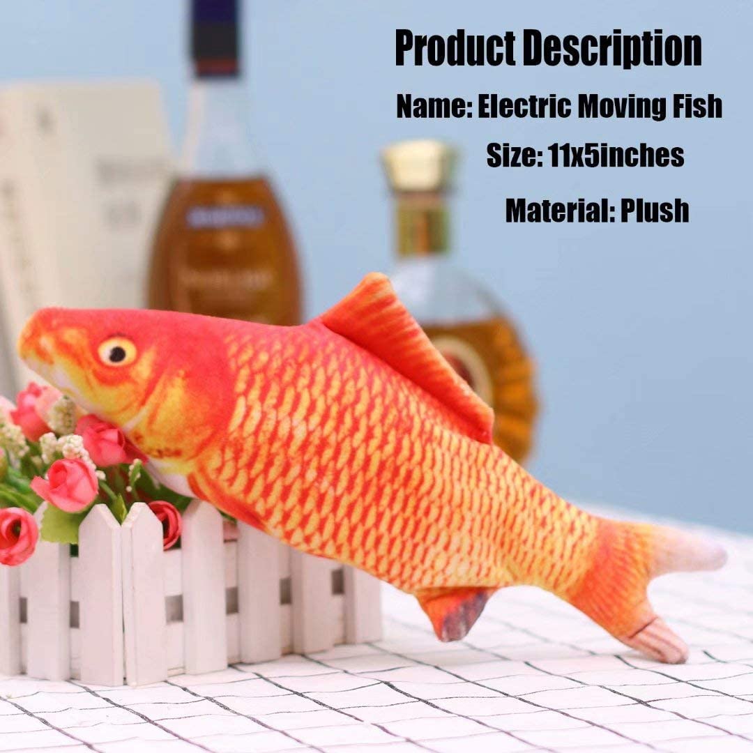 Realistic Fish baby Lullaby Moving Fish Toy